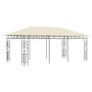 Gazebo with Mosquito Net 6x3x2.73 m Cream Image 2