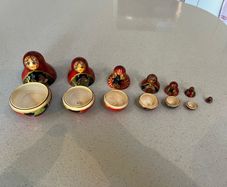 Vintage Matryoshka Russian Doll 80's