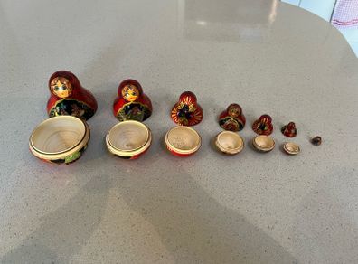 Vintage Matryoshka Russian Doll 80's