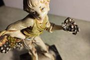 Fontanini Simonetti Gypsy Boy Selling Grapes Figurine on Italian Carrara Marble