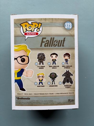 Funko Pop - Nerd Rage 373 - Fallout Game - Vinyl Action Figure