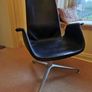 Pair of original Walter Knoll swivel bucket chairs. Image 2