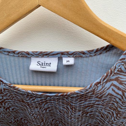 Saint Tropez Gathered Shoulder Top