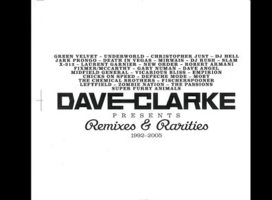 Dave Clarke Remixes & Rarities 1992 2005 cd techno