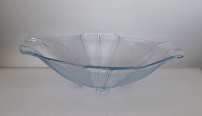 DISH - Art Deco - 'Stozle' - Blue Glass