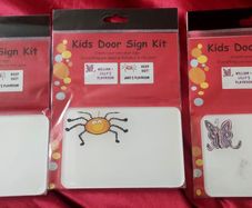 kids room door sign kit