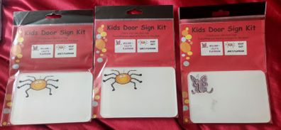 kids room door sign kit