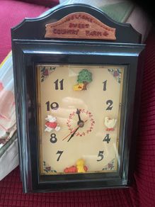 Sweet Country Farm Clock & Key Box