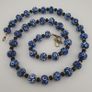 Antique Venetian Style Thousand Eyes Glass Beaded Necklace Image 5