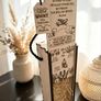 Handcrafted personalised wooden bottle box for all occasions Image 2