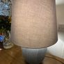Grey Drip-Glaze Ceramic Table Lamp - Matching Pair Image 2