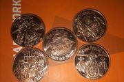 Limited edition Copper Rounds Set Of 5