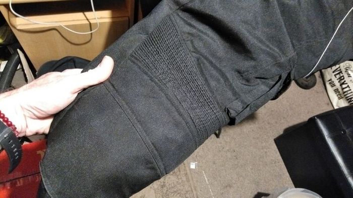 Texpeed Mens All Black Waterproof Armoured Motorcycle Motorbike Biker Trousers/Pants With CE Armour