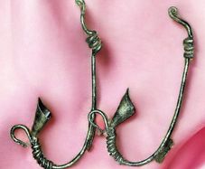 Vintage Pair Wrought Iron Wall Candle Sconces