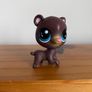 LPS Littlest Pet Shop Hasbro -  Grizzler Hill Brown Tan Bear n 116 Image 2