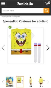 Spongebob adult costume