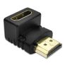 New 90 Degree Angle HDMI Male to Female Adapter Cable Connector Ultra HD #926 Image 4