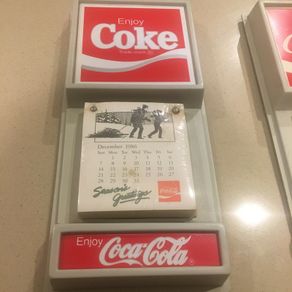 Coca Cola 1987 Calendar RARE