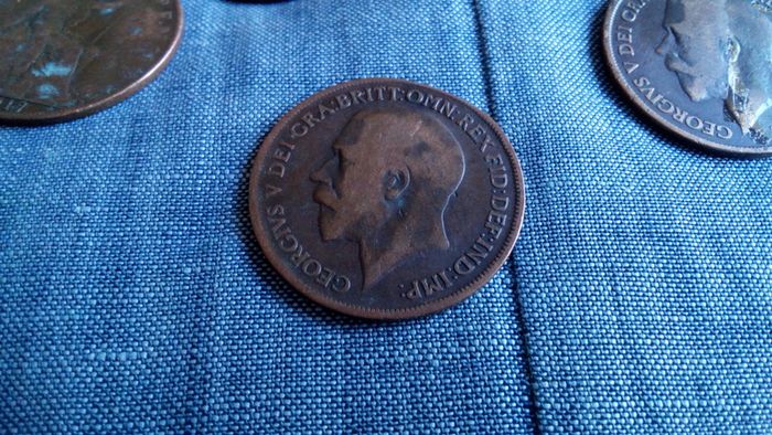1917 Copper Pennies For Sale.