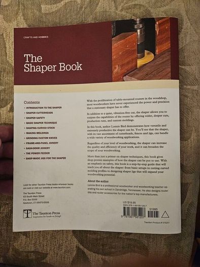 The Shaper Book.  By Lonnie Bird.  First Edition Large Volume Paperback In Good Condition. See Photos For Same.