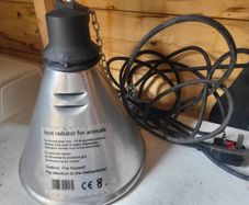 Animal heat lamp