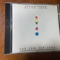 Elton John Too Low For Zero CD