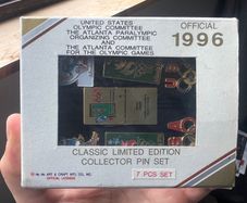 Vintage 1996 USA Olympic Pin Set (Limited Edition 7 Pin Set)