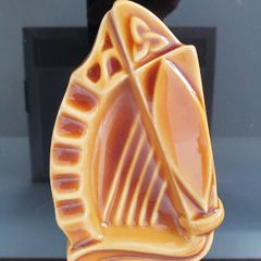 Arklow Pottery Celtic Harp Dish