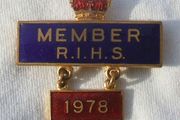 ROYAL INTERNATIONAL HORSE SHOW MEMBER (Hickstead, West Sussex) - member's enamel badge with 1978 bar (a scarce badge) 1970s