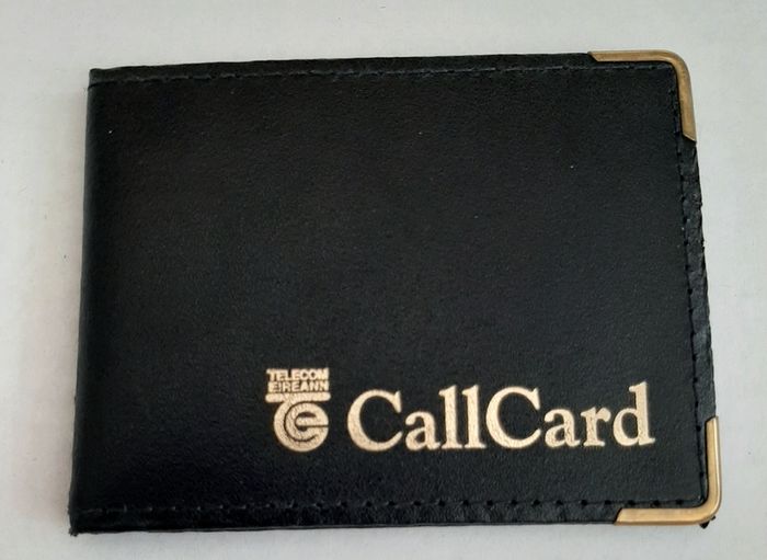 new genuine leather eircome call card wallet
