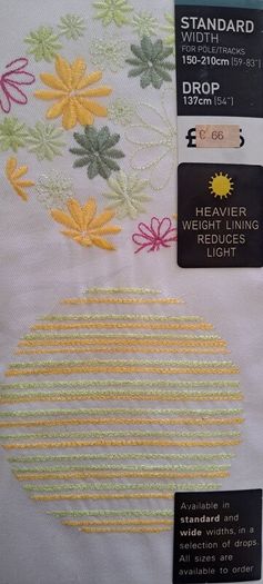 White, lined curtains