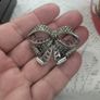 Silver brooch with marcasite Image 3