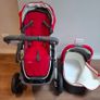 UPPAbaby Vista (2015-2019 Model) Red - Complete Bundle with Rumble Seat, Bassinet & Accessories Image 2
