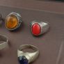 Lot of 15 Handmade Brass Rings  Ancient Style Mixed Vintage Jewelry Image 3