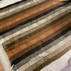 Avoca Handweavers 100% Pure New Wool Throw Blanket