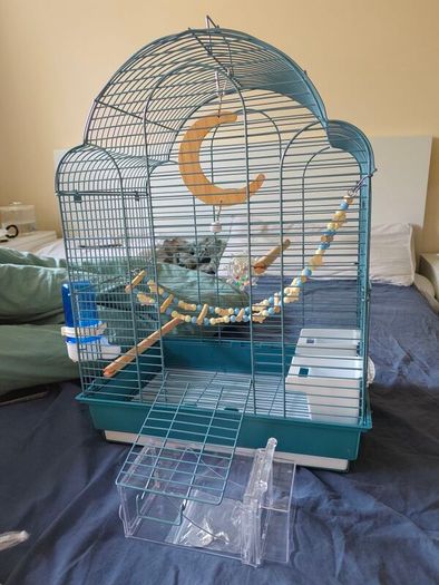 New Parrot/bird Cage Starter Kit + Tons of Accessories