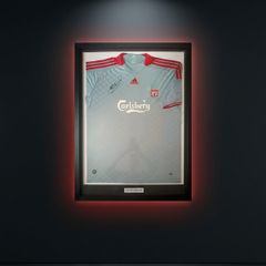 Signed Steven Gerard Liverpool Jersey 2008 era