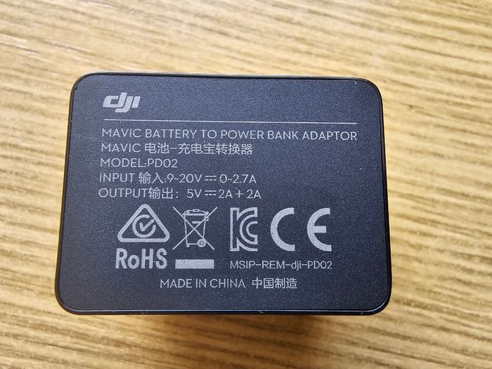 DJI Mavic Pro PD02 power bank battery adapter
