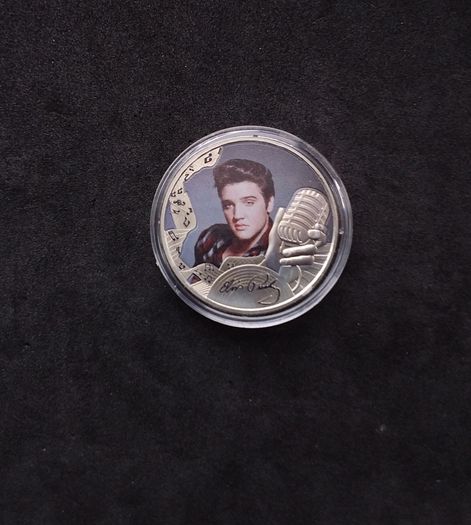 2021 Gibraltar Elvis Presley Commemorative Half Crown (Proof/UNC in Capsule)