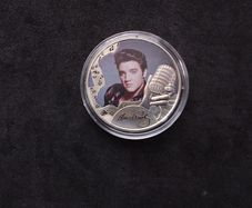 2021 Gibraltar Elvis Presley Commemorative Half Crown (Proof/UNC in Capsule)