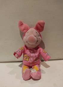 Disney Vintage Winnie the Pooh Piglet Plush Rainwear