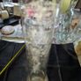 Beautiful Old Glass Thumb Oil Lamp It features a Tall Slender Glass Chimney designed to protect the flame and improve combustion Postage Available Image 3