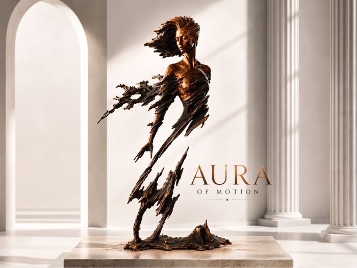 Aura of Motion - Dynamic Flow Sculpture