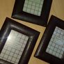 Brown leather frames x 3 Image 6