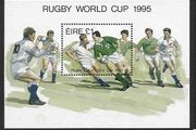 1995 Ireland World Cup Rugby Championship in South Africa Commemorative Stamp Miniature Sheet Mint Never Hinged (MNH)