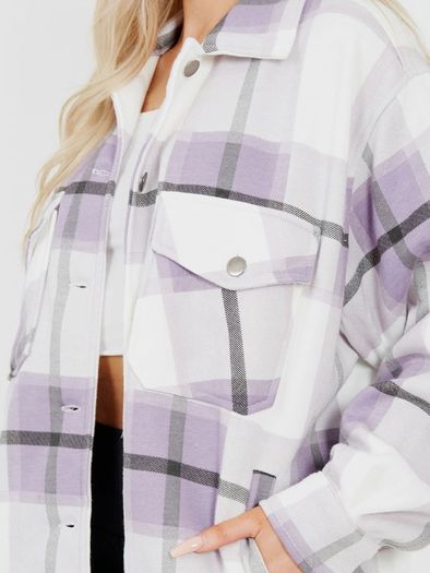Oversized Classic Thick Colour Block Checked