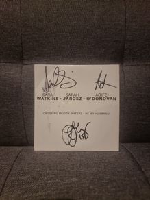 Triple signed CD by the group  I'm With Her