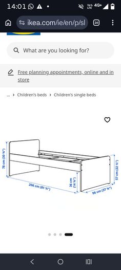 Single bed frame