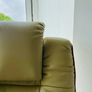 Cream Leather Chair Image 6