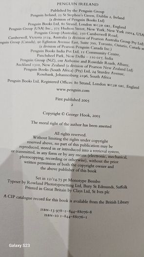 George Hook. Time Added On. The Autobiography.